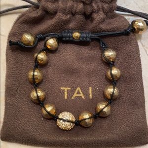 TAI Crystal Beaded Ball Bracelet